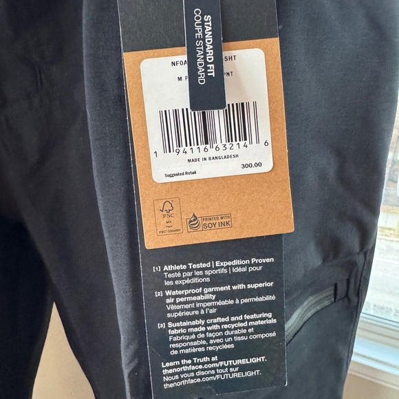 The North Face Men’s Black Futurelight Ski Pants, Size Small, NWT - Picture 4 of 7